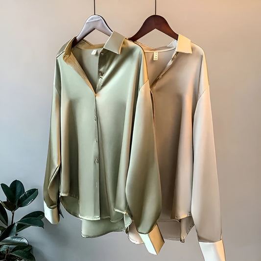 Sofia™ | Damskjorta i satin
