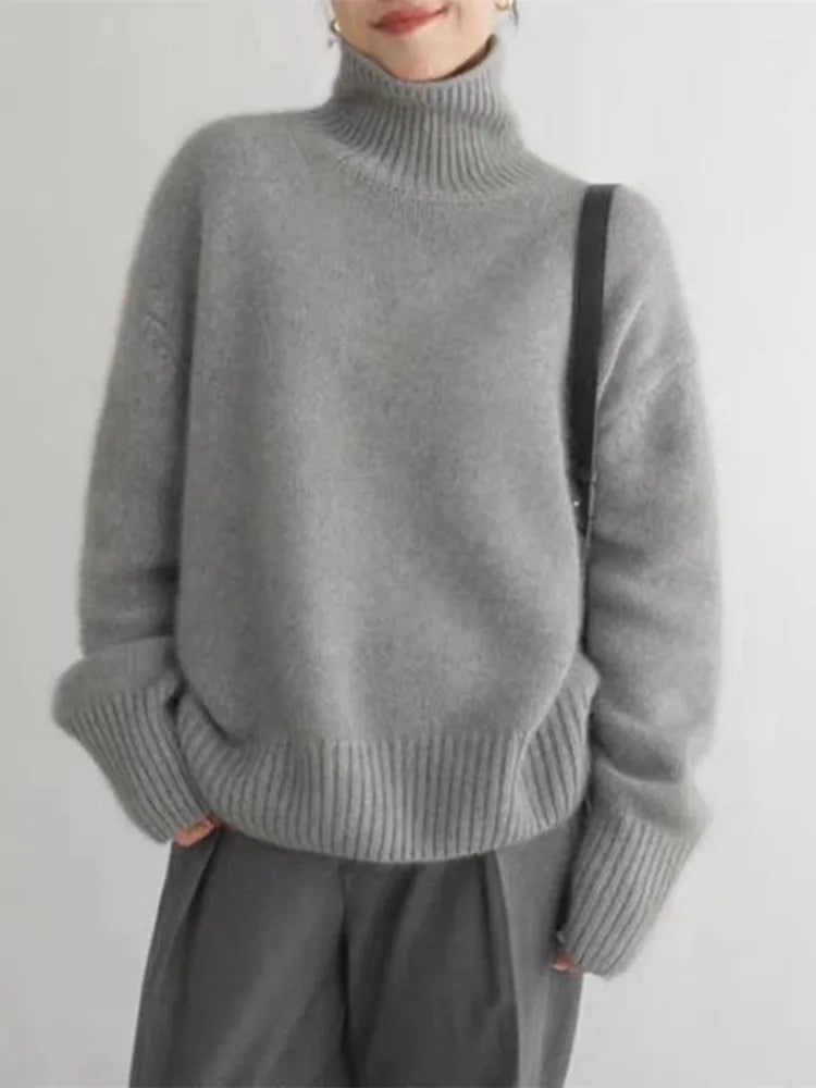Lucia™ | Kashmirtröja med polotröja